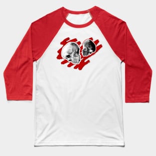 Two skulls - one love Baseball T-Shirt
